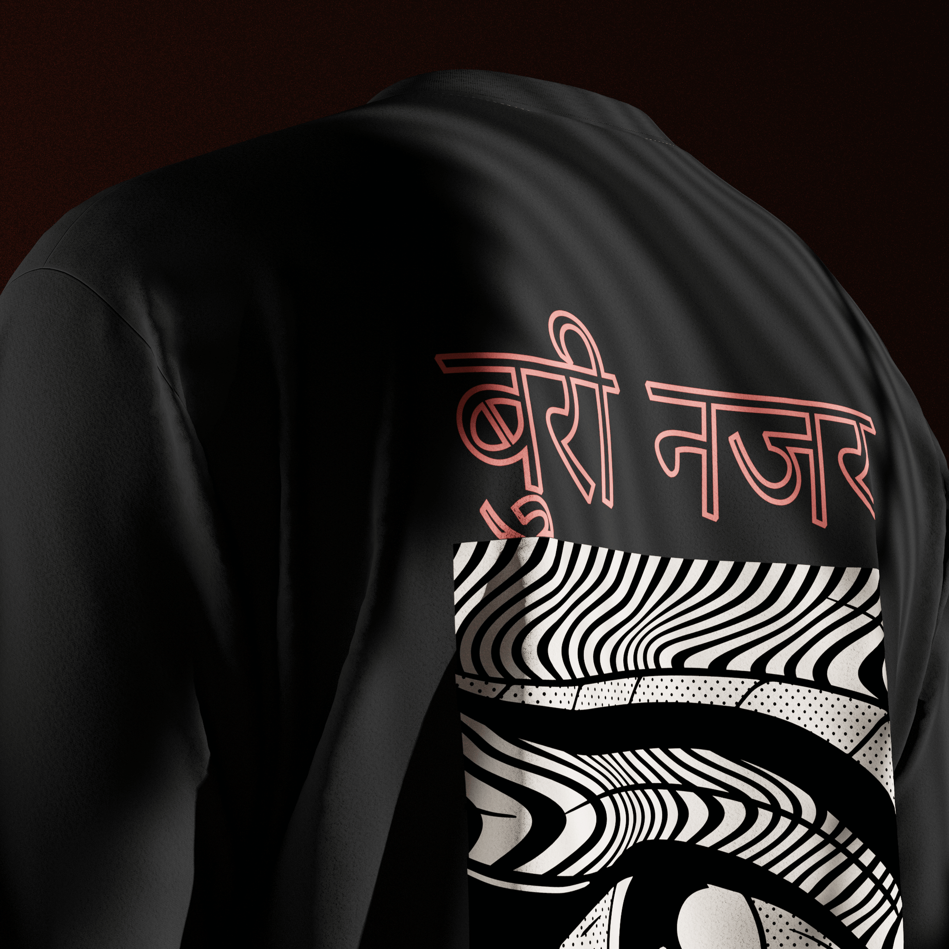 'Buri Nazar' Oversized T-Shirt - Covert