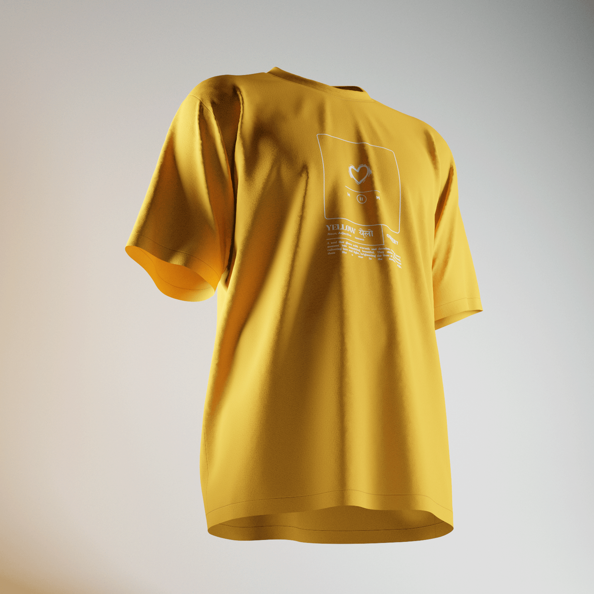 'It Was All Yellow' Oversized T-shirt - Covert