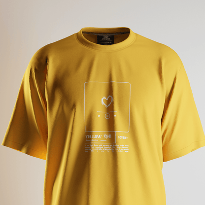 'It Was All Yellow' Oversized T-shirt - Covert