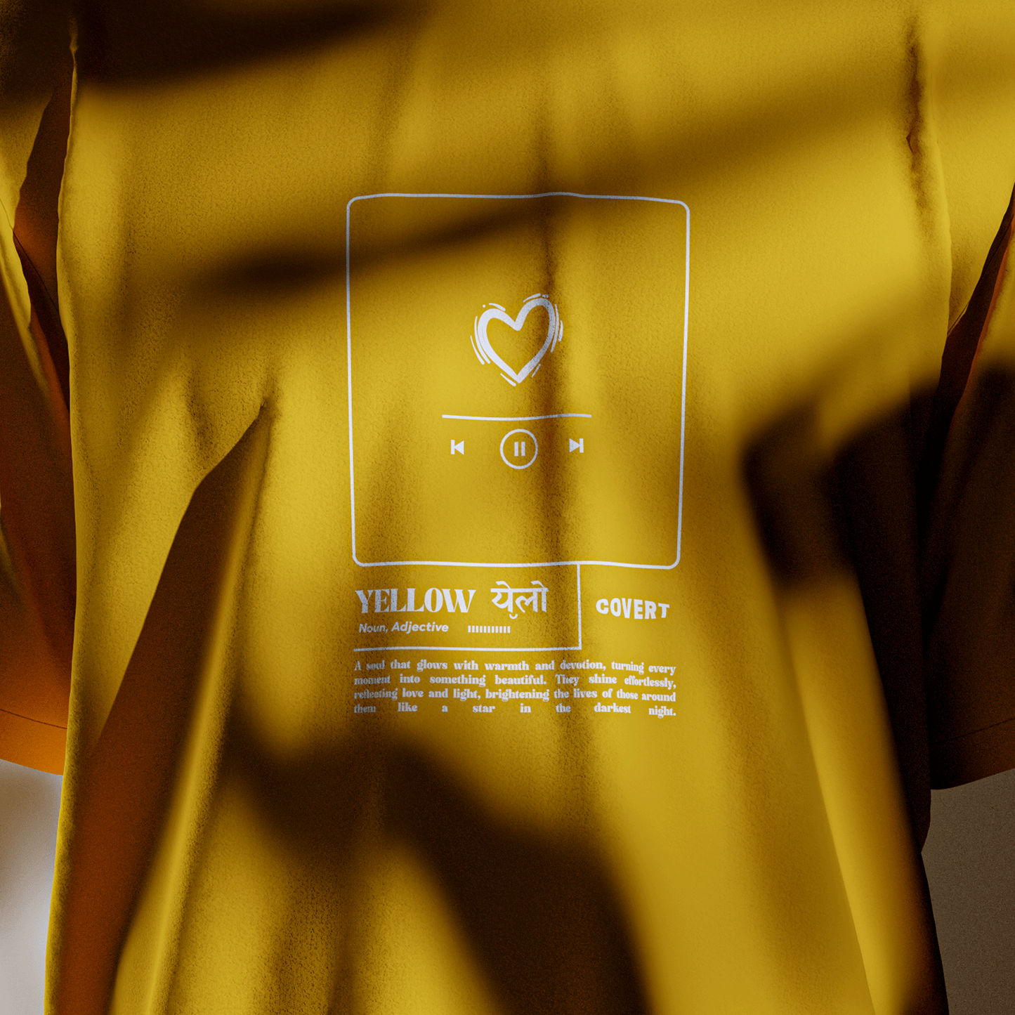 'It Was All Yellow' Oversized T-shirt - Covert