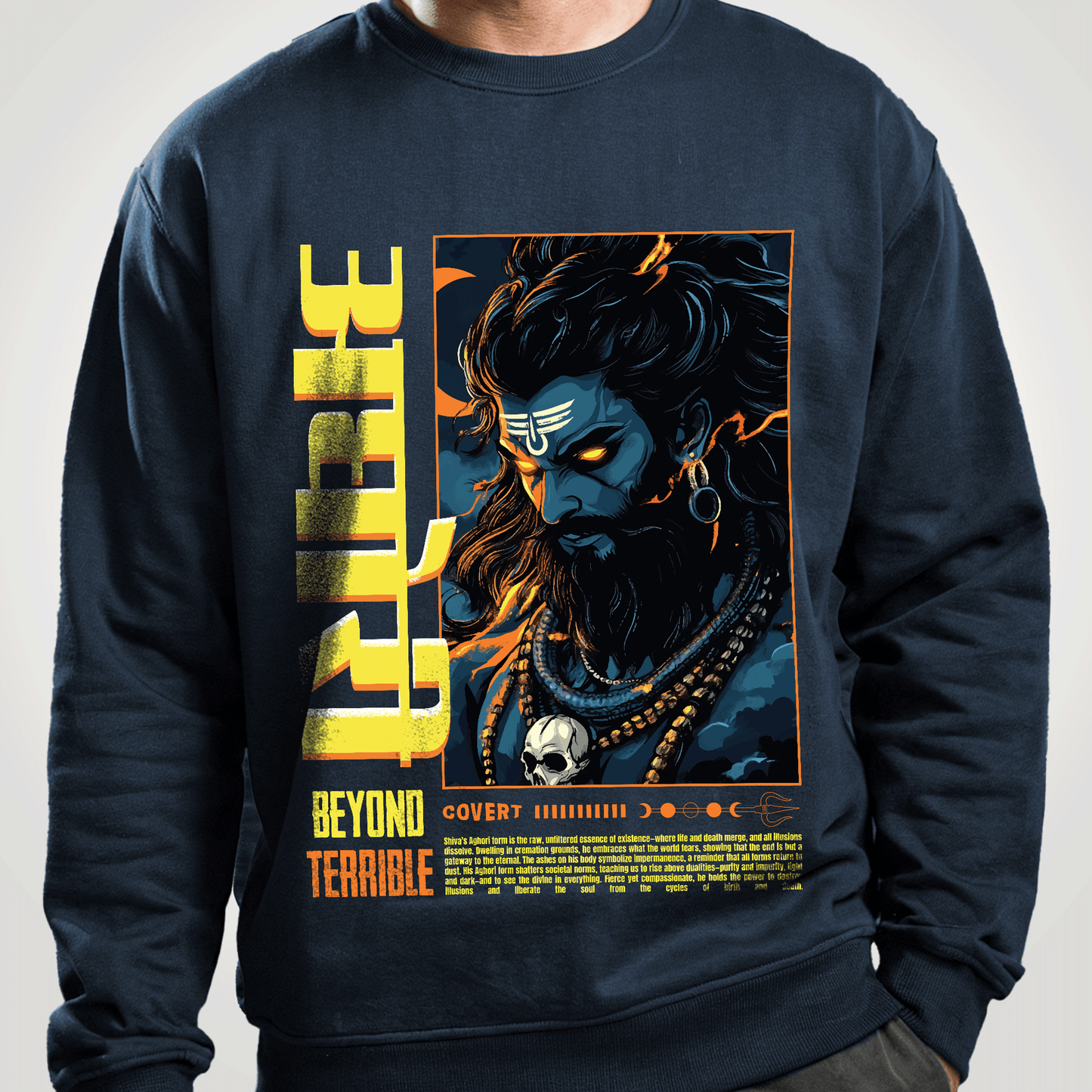 Aghori Oversized Sweatshirt Covert