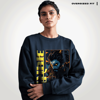 Aghori Oversized Sweatshirt Covert