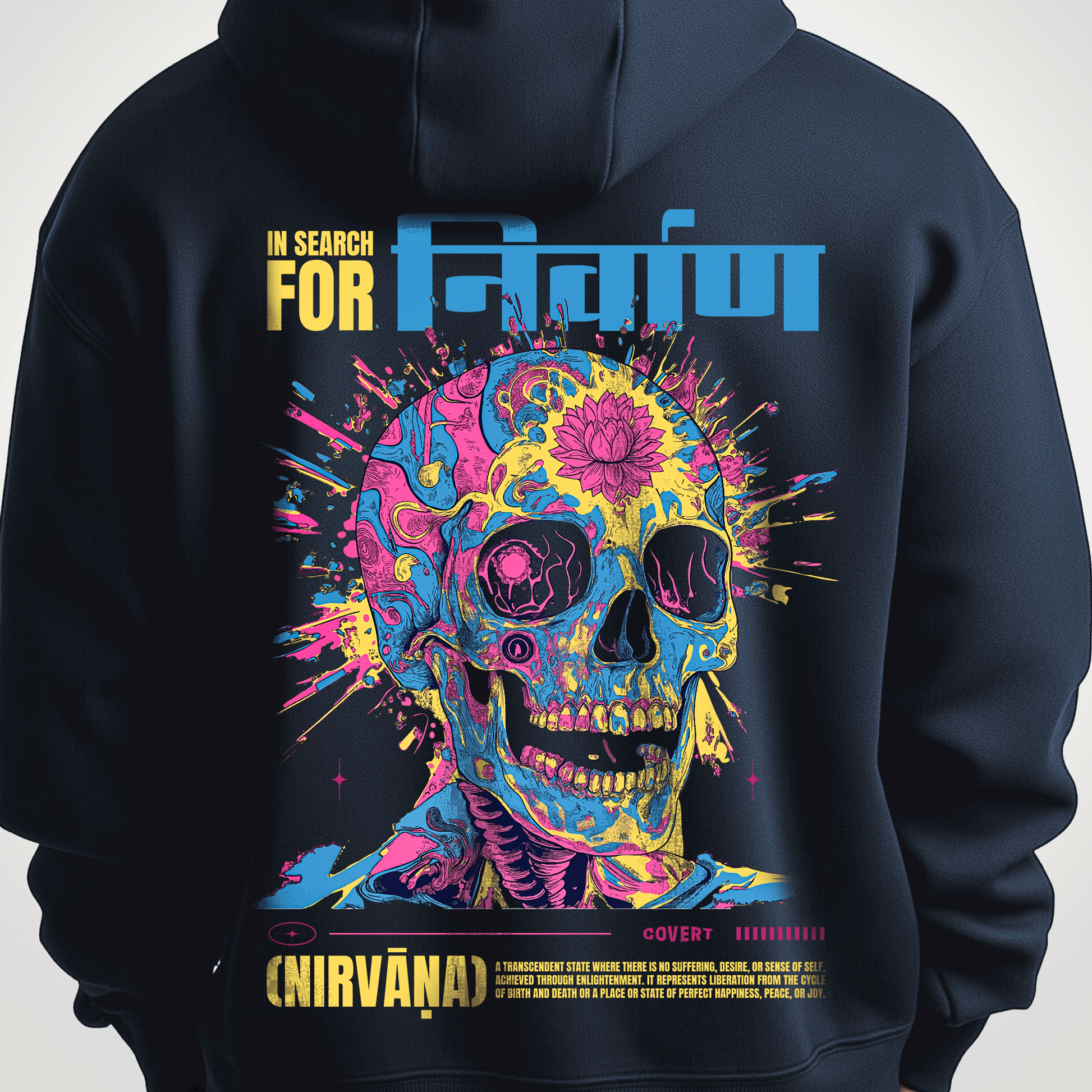 In Search For Nirvana Oversized Hoodie Covert