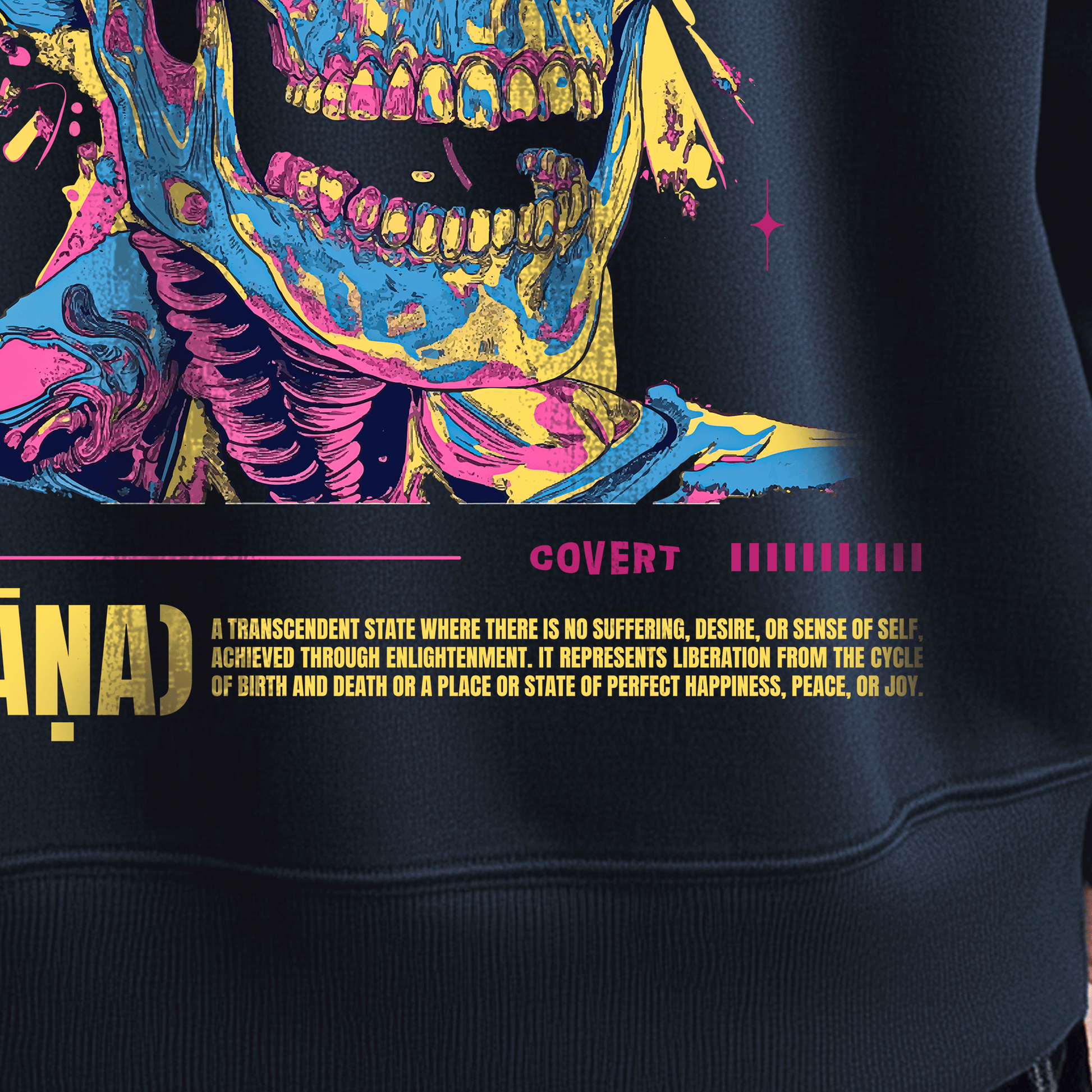 In Search For Nirvana Oversized Hoodie Covert