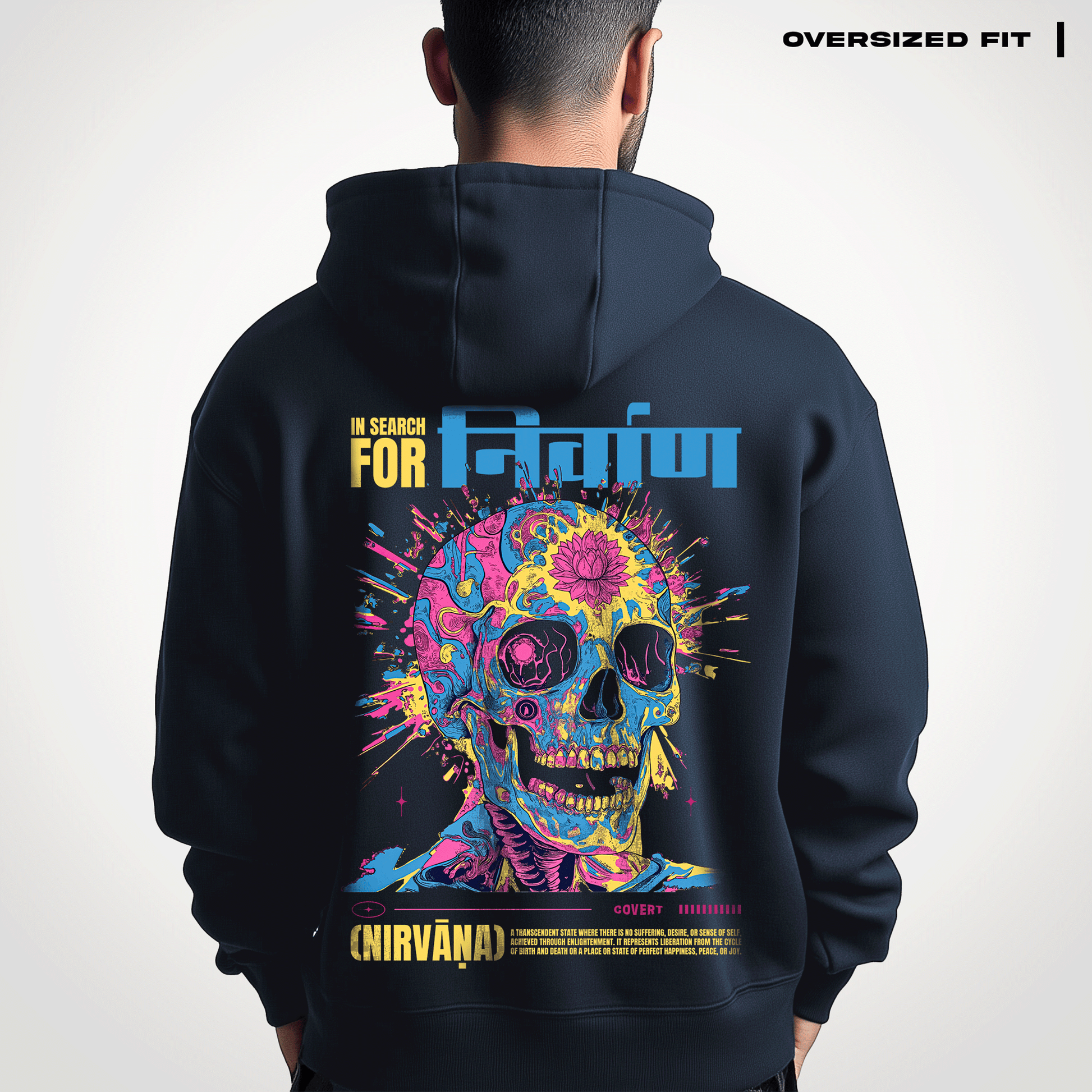 In Search For Nirvana Oversized Hoodie Covert