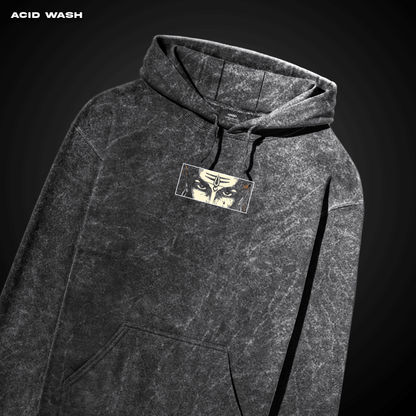 Rudra: The Storm Within Acid Wash Hoodie Covert